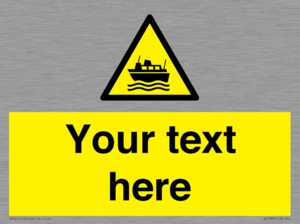 Custom warning ferries crossing vessels